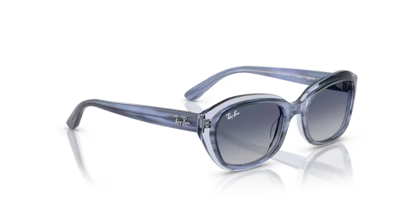RJ9081S 71764L - Blu striato su blu trasparente (Junior)