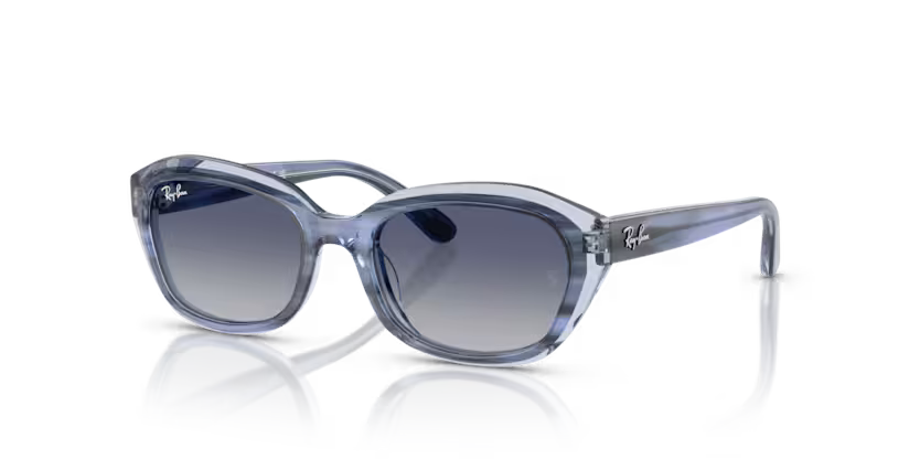 RJ9081S 71764L - Blu striato su blu trasparente (Junior)