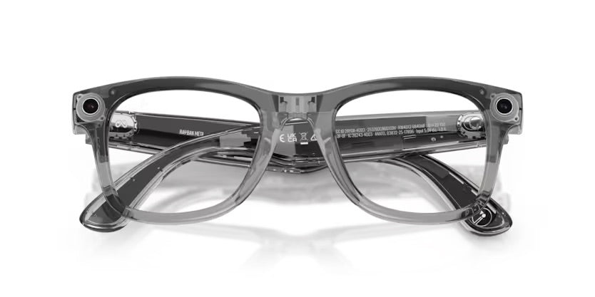 Ray-Ban Meta RW4012 (GEN 2) - Wayfarer 6840MF - Grigio trasparente