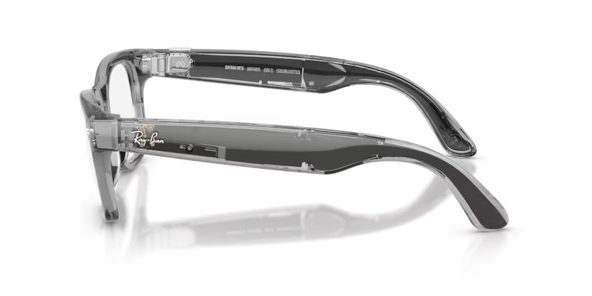 Ray-Ban Meta RW4012 (GEN 2) - Wayfarer 6840MF - Grigio trasparente
