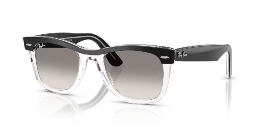 RayBan RB2240 - Wayfarer 129432 - Nero su trasparente