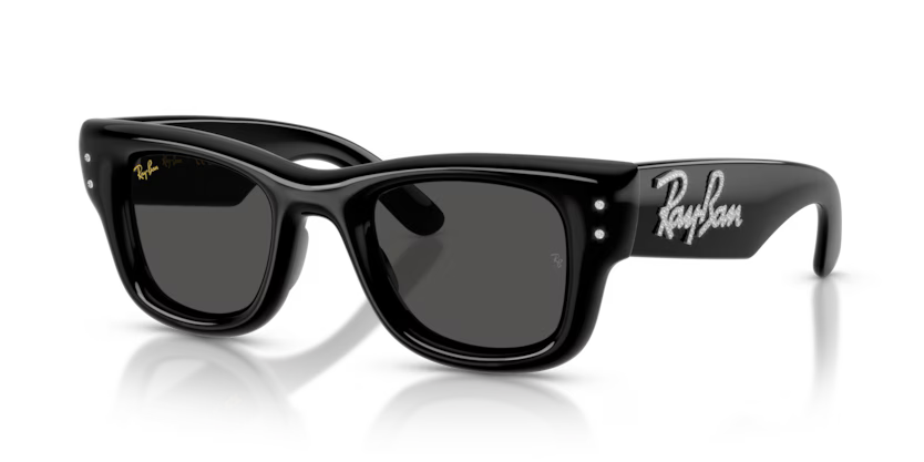 Ray-Ban X ASAP ROCKY 0RB4940B - Wayfarer puffer 686487 - Nero e strass