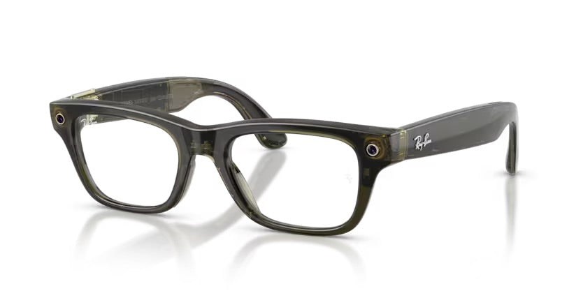 Rayban META (GEN2) 8530 - Verde oliva scuro trasparente
