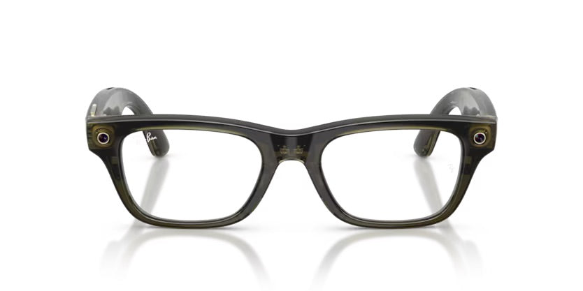 Rayban META (GEN2) 8530 - Verde oliva scuro trasparente