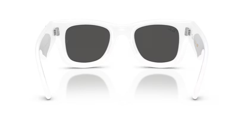 X ASAP ROCKY 0RB4940B - Wayfarer puffer 686387 - Bianco e strass