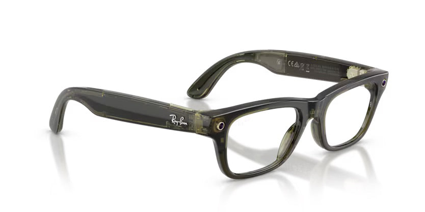 Rayban META (GEN2) 8530 - Verde oliva scuro trasparente