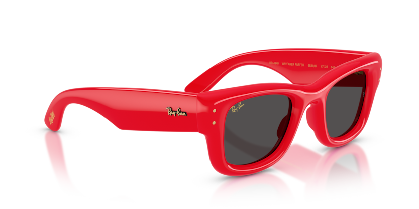 Ray-Ban X ASAP ROCKY 0RB4940 -Wayfarer puffer  683187 - Rosso
