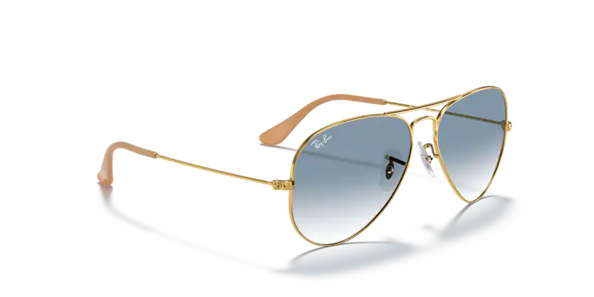 RB3025 - Aviator large metal 001/3F - Oro arista