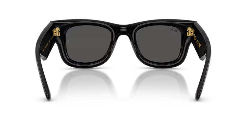 Ray-Ban X ASAP ROCKY 0RB4940 - Wayfarer puffer 686587 - Nero e pavé strass