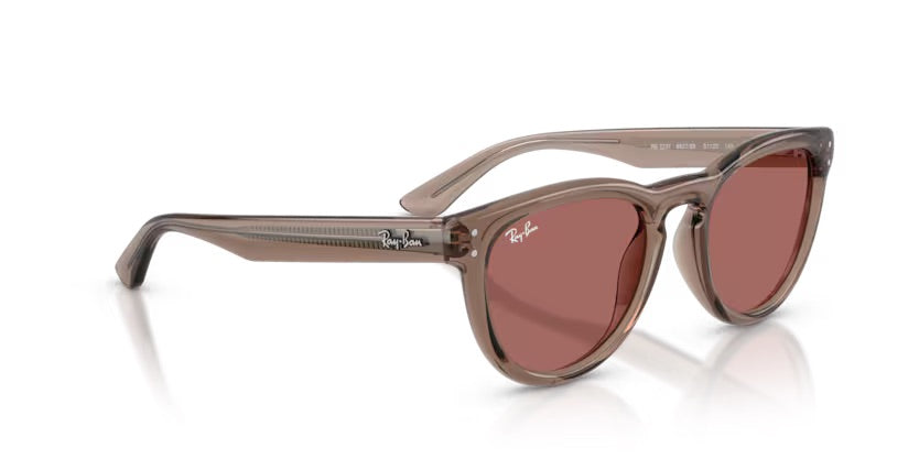 0RB2237 682769 - Marrone chiaro trasparente