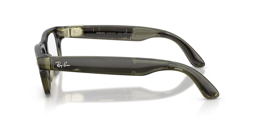 Rayban META (GEN2) 8530 - Verde oliva scuro trasparente