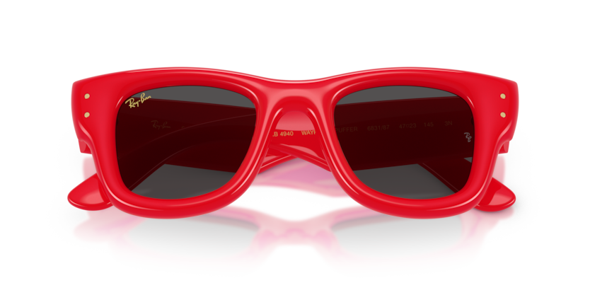 Ray-Ban X ASAP ROCKY 0RB4940 -Wayfarer puffer  683187 - Rosso