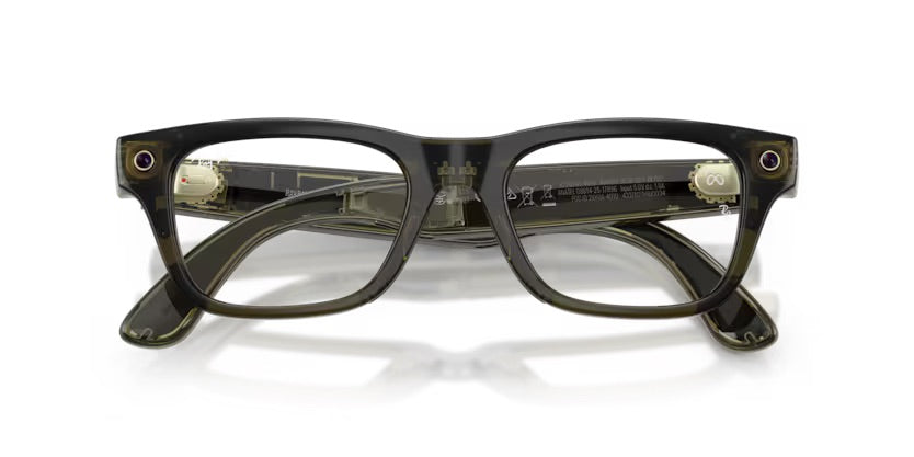 Rayban META (GEN2) 8530 - Verde oliva scuro trasparente