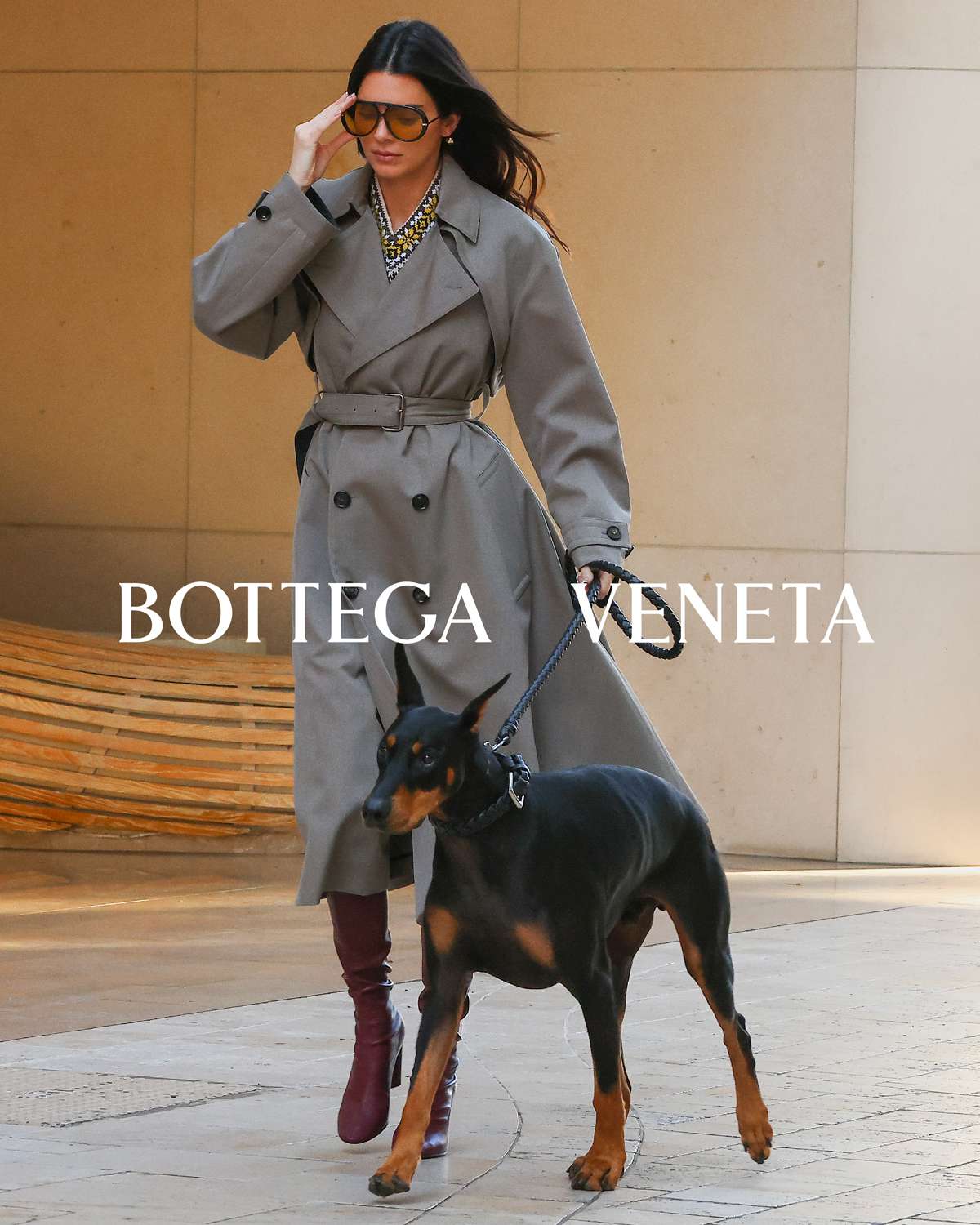 Bottega Veneta BV1273S-003 Black/Yellow