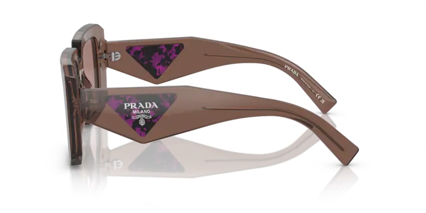 Prada Pr 23Ys 17O60B - Marrone trasparente