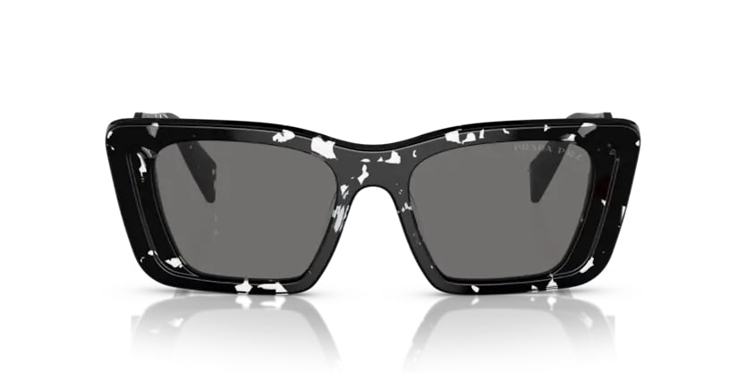 Prada Pr 08Y 15S5Z1 - Black crystal tortoise