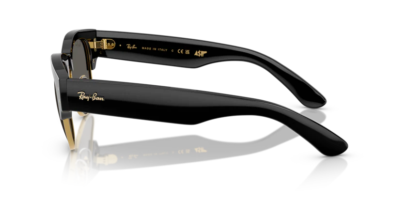 Ray-Ban X ASAP ROCKY RB0316S - Mega clubmaster 6826J5 - Nero su oro