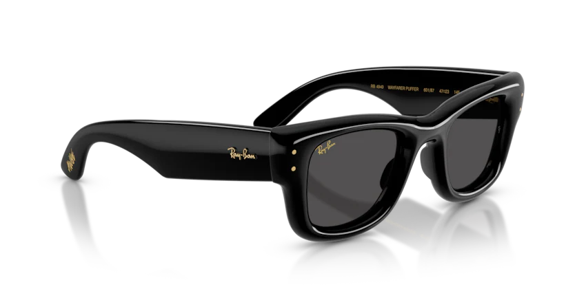 X ASAP ROCKY 0RB4940 - Wayfarer puffer 601/87 - Nero