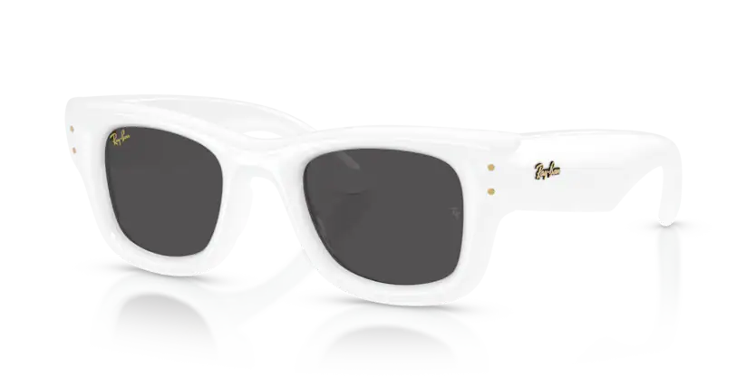 X ASAP ROCKY 0RB4940 - Wayfarer puffer 671/87 - Bianco