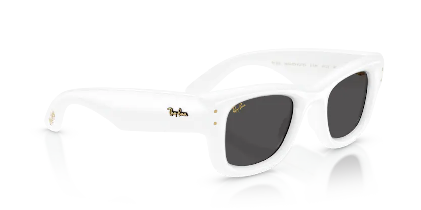 X ASAP ROCKY 0RB4940 - Wayfarer puffer 671/87 - Bianco