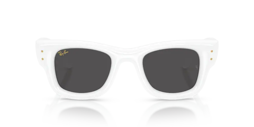 X ASAP ROCKY 0RB4940 - Wayfarer puffer 671/87 - Bianco