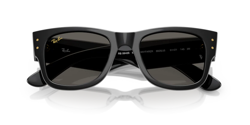 X ASAP ROCKY RB0840S - Mega wayfarer 6826J5 - Nero
