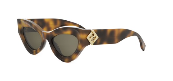 Fendi FF Diamonds FE40146I 53N Havana
