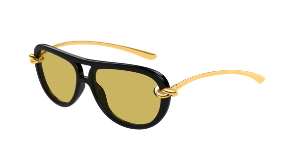 Bottega Veneta BV1418S-001 Yellow