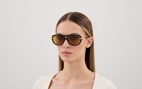 Bottega Veneta BV1418S-001 Yellow