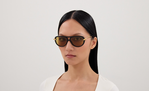 Bottega Veneta BV1418S-001 Yellow